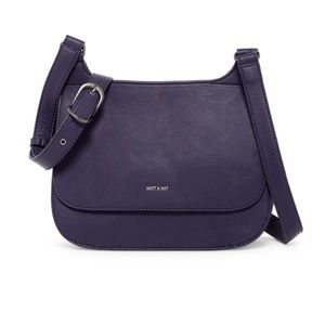 Matt and Nat Luna Saddlebag in Plum